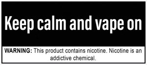 A message of positivity to the vaping community.